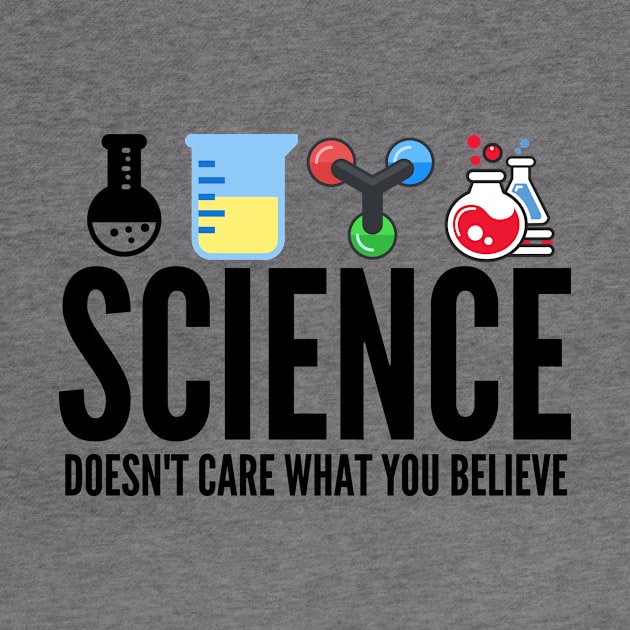 Science Doesn't Care Meme Beaker Atheist by Mellowdellow